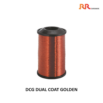ENAMAELLED ROUND COPPER WINDING WIRE DCG RR SHRAMIK DUAL COAT GOLDEN