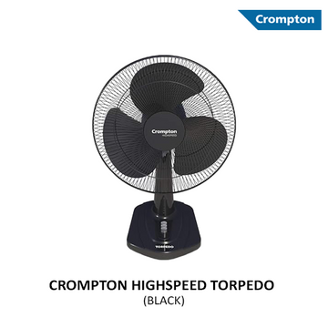 CROMPTON HIGHSPEED TORPEDO TABLE FANS