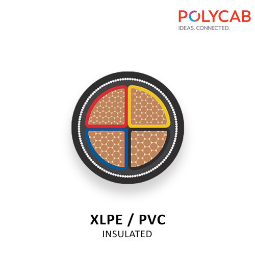 POLYCAB COPPER  ARMOURED CABLE , XLPE INSULATED , 1 METERS