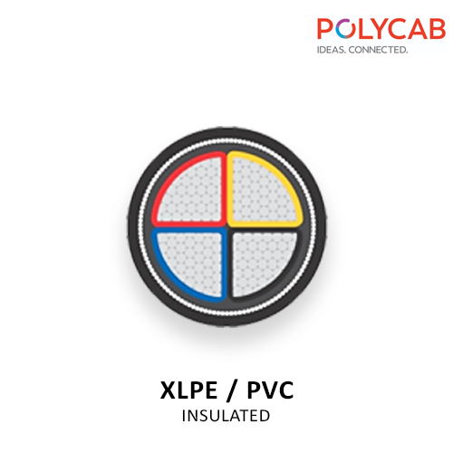 POLYCAB ALUMINIUM ARMOURED CABLE, XLPE INSULATED , 1 METERS