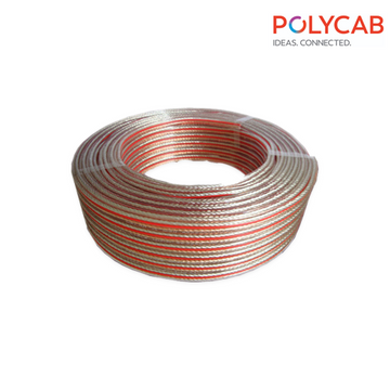 POLYCAB SPEAKER CABLE TWIN PARALLEL 90 METERS