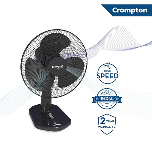 CROMPTON HIGHSPEED TORPEDO TABLE FANS