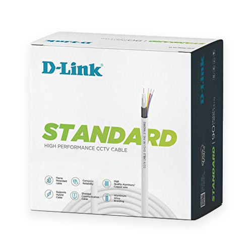 D-Link CCTV Wire 3+1 (90 Meters Cable)