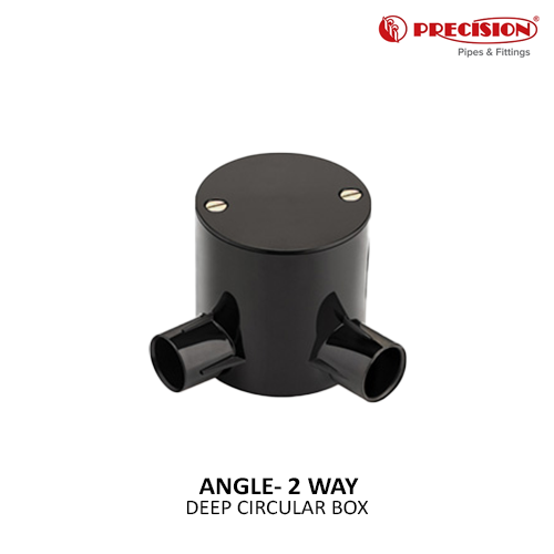 DEEP CIRCULAR BOX WITH LID & SCREW PRECISION ANGLE 2WAY