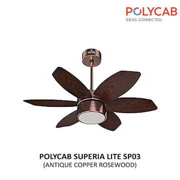 POLYCAB SUPERIA LITE SP03 WITH REMOTE 70 WATT 340 RPM SUPER PREMIUM CEILING FAN