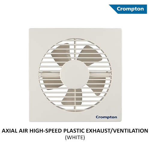 CROMPTON AXIAL AIR HIGH-SPEED PLASTIC EXHAUST/VENTILATION FAN EXHAUST FANS