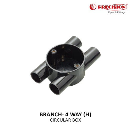 CIRCULAR BOX WITHOUT LID & SCREW PRECISION 4WAY H TYPE