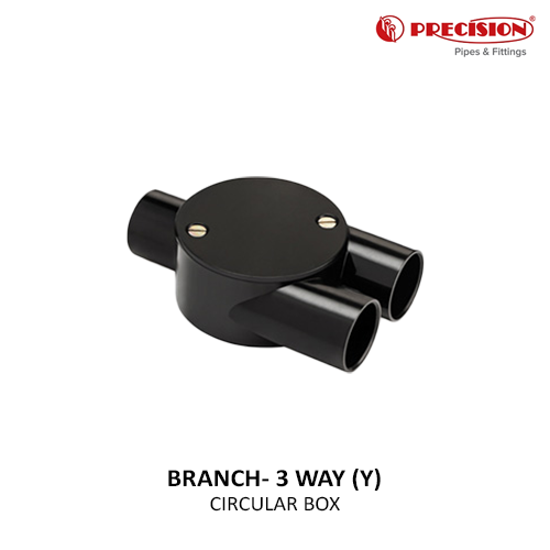 State Way Circular Box CIRCULAR BOX WITH LID AND SCREW PRECISION 3WAY Y TYPE