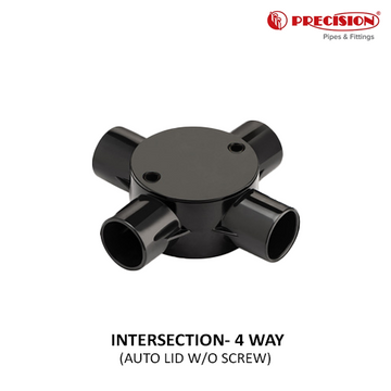 CIRCULAR BOX AUTO LID WITHOUT SCREW PRECISION INTERSECTION 4WAY