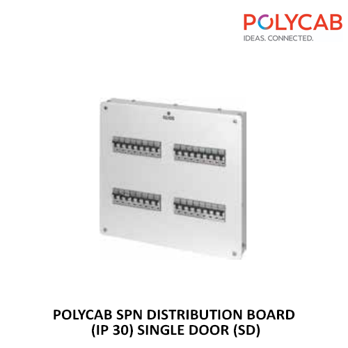 POLYCAB SPN DISTRIBUTION BOARD (IP 30) SINGLE DOOR (SD)