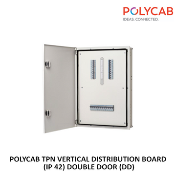 POLYCAB TPN VERTICAL DISTRIBUTION BOARD (IP 42) DOUBLE DOOR (DD)