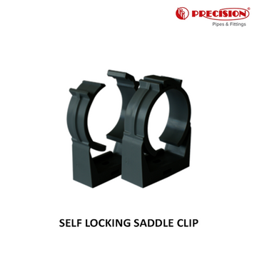 SELF LOCKING SADDLE CLIP PRECISION POLYPROPYLENE