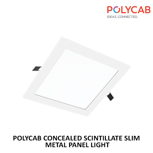 POLYCAB CONCEALED SCINTILLATE SLIM METAL PANEL LIGHT