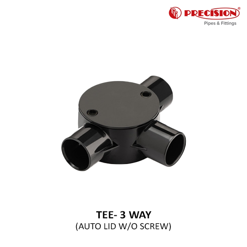 CIRCULAR BOX AUTO LID WITHOUT SCREW PRECISION TEE 3WAY